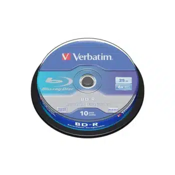 DVD Verbatim BD R Blu Ray 25 Go Pack de 10