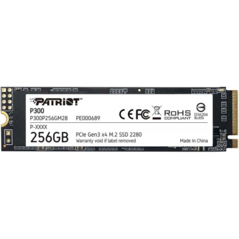 Disque SSD Patriot P300 256Go PCIe 3 0 4 NVMe M 2 2280