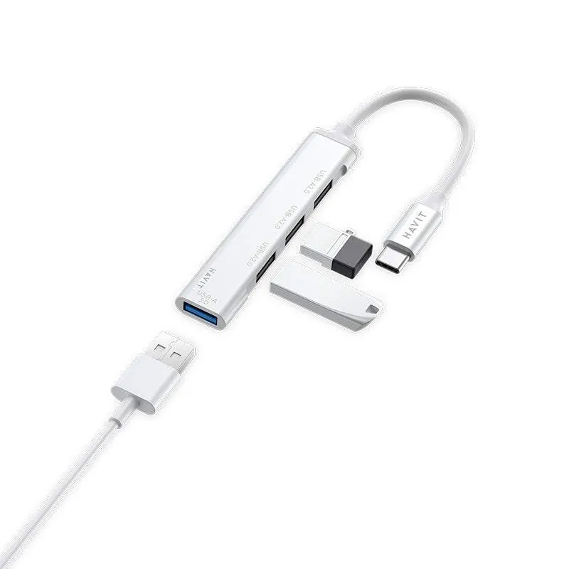 Hub Usb-C Havit Hb41 4-En-1 Usb 3.0 2 Havit Usb C Hub Hb43 Multi Porthavit Business 535791 1024X1024 Crop Center