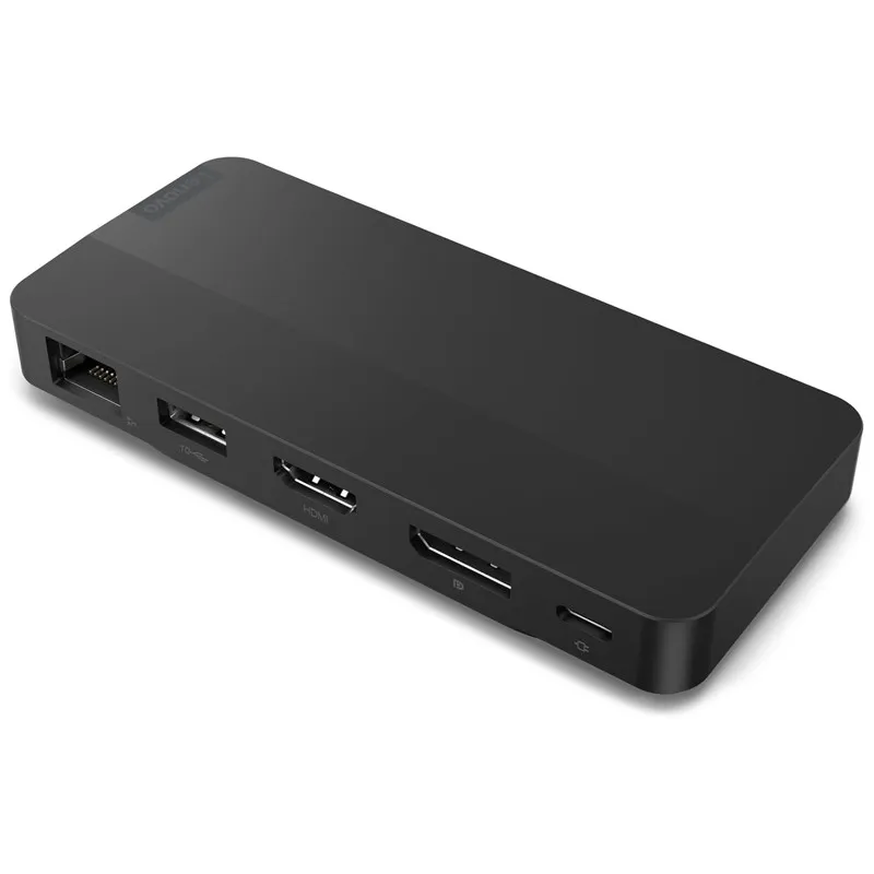 Station D’accueil Lenovo Usb-C Pour Deux Écrans Avec Adaptateur 100W Noir 2 Station Daccueil Lenovo 40B90100Eu Usb C Pour Deux Ecrans Avec Adaptateur 100W Noir (1)