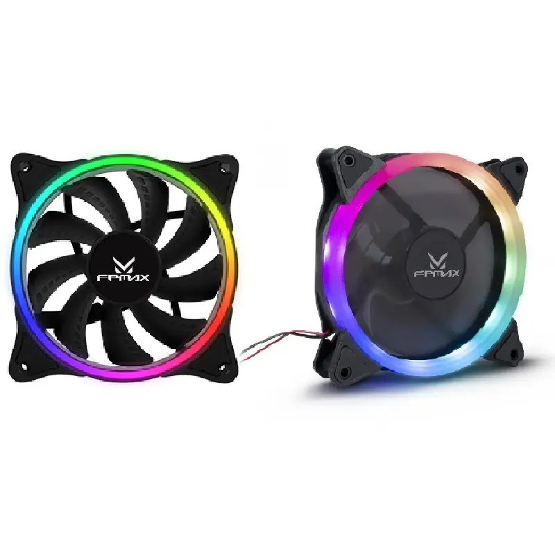 Ventilateur Gamer Fpmax Rainbow Cf1225 2 Ventilateur Gamer Fpmax Rainbow Cf1225 120Mm120Mm25Mm