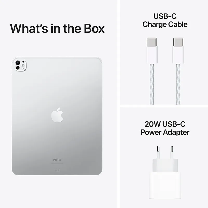 Apple Ipad Pro 11 M4 8 Go 256 Go 5G Standard Glass Silver 5 Apple Ipad Pro M4 11 256Go Wifi Silver (4)