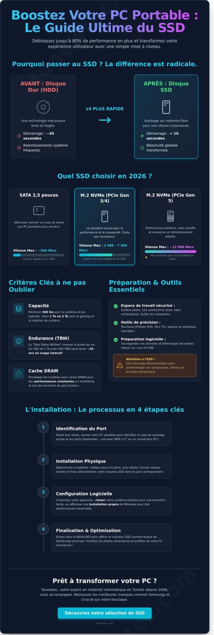 Comment Installer Un Ssd Dans Un Pc Portable : Le Guide Complet 2026