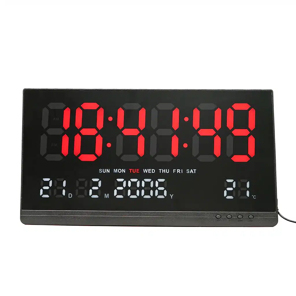 Horloge Murale Numérique À Led Jh8025 1 Horloge Murale Numérique À Led Jh8025
