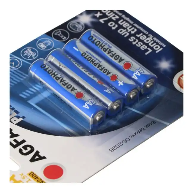 Pack 4 Piles Agfaphoto Platinum Alkaline Aaa 2 Pack 4 Piles Agfaphoto Platinum Alkaline Aaa 2