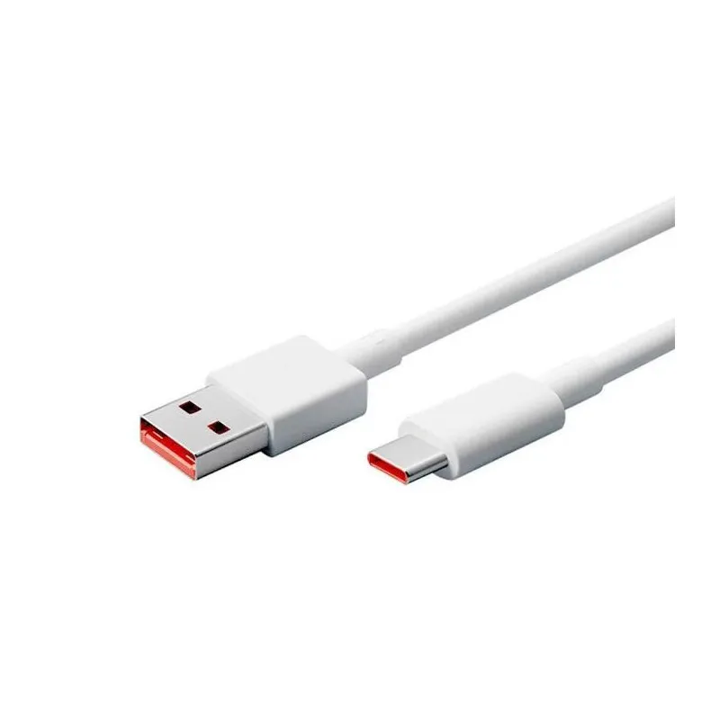 Câble Xiaomi Usb-A Vers Usb-C 6A Blanc 2 Cable Xiaomi Type A Verstype C 6A 1M Blanc (1)