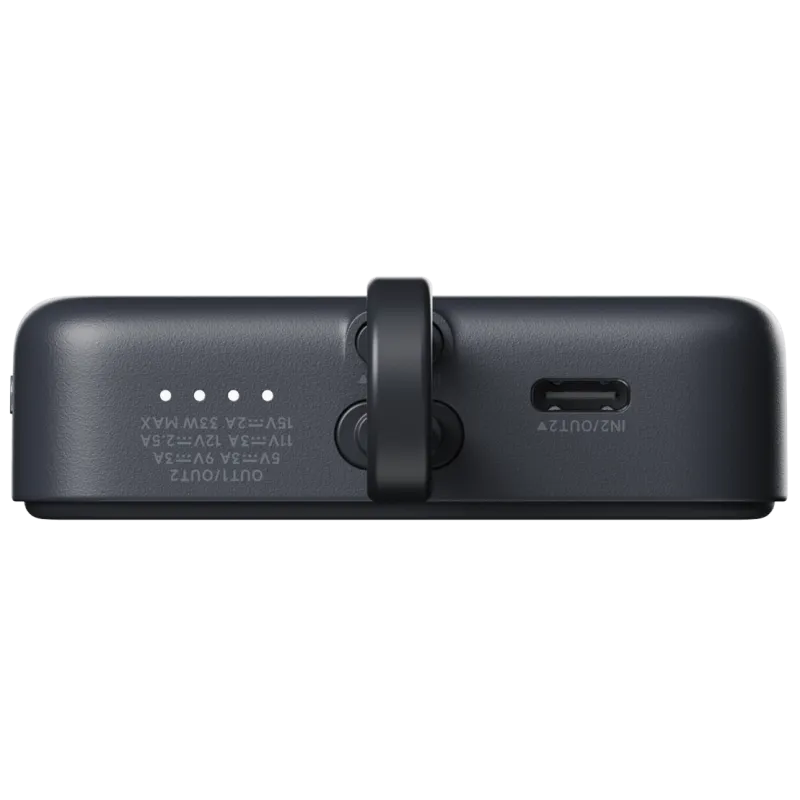 Power Bank Xiaomi Magnetic 33W 10000Mah Gris 2 Power Bank Magnetique Xiaomi 10 000 Mah 33W Cable Integre Gris (1)