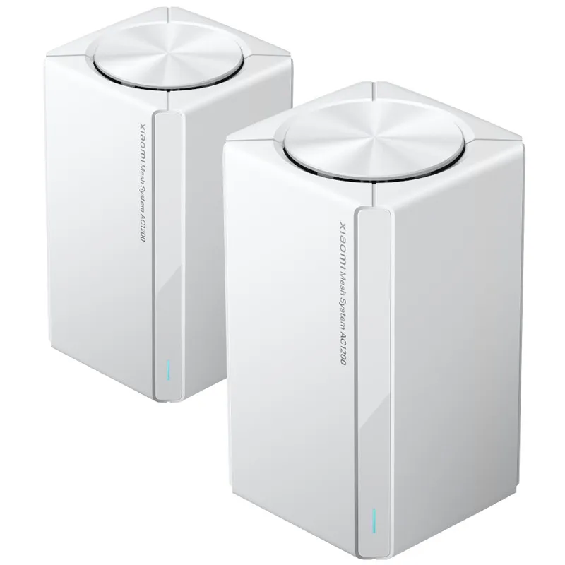 Routeur Xiaomi Mesh System Ac1200 Eu 2 Pack Dual-Band 2,4 Ghz + 5 Ghz Blanc 2 Routeur Xiaomi Mesh System Ac1200 Eu Pack 2 Blanc