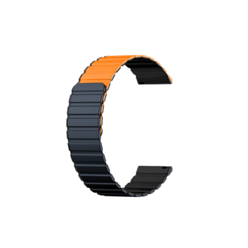 Bracelet Magnetique Kieslect 22mm Orange Noir