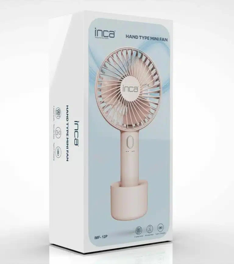 Mini Ventilateur Portable Inca Imf 12P Rose 2 12P 6 768X865