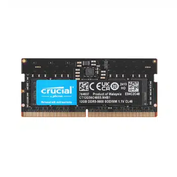 Barrette Mémoire Crucial 12Go DDR5 5600mHz So DIMM