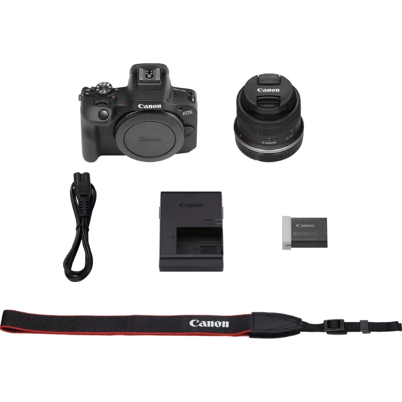 Appareil Photo Hybride Canon Eos R100 + Objectif Rf-S 18-45Mm Noir 7 Appareil Photo Hybride Canon Eos R100 258Mp Objectif Rf S 18 45 Noir 1