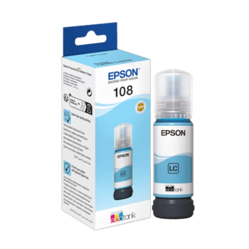 Encre Epson Ecotank 108 Original Cyan Light