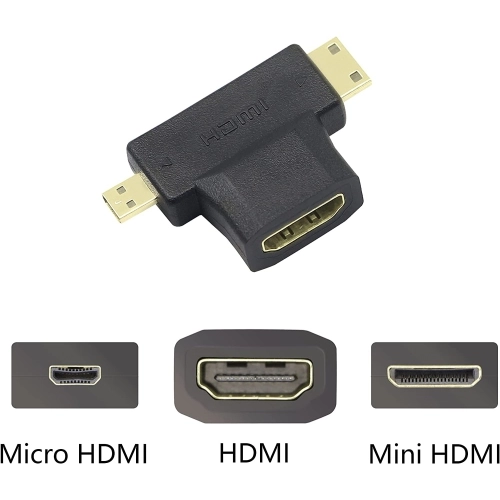 Adaptateur Hdmi Vers Mini Hdmi / Micro Hdmi 2 Adaptateur Hdmi Mini Hdmi Micro Hdmi
