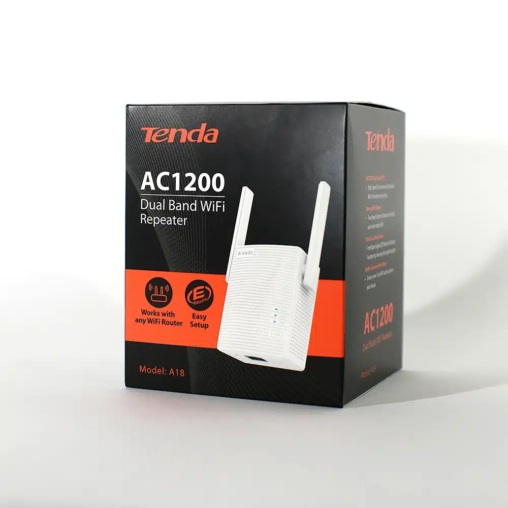 Répéteur Tenda A18 Wifi Range Extender Ac1200 2 Répéteur Tenda A18 Wifi Range Extender