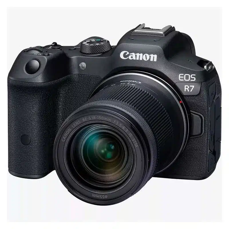 Appareil Photo Canon Eos R7 34,4 Mp Uhd 4K Objectif Rf S18 150Mm Is Stm Noir 2 Appareil Photo Canon Eos R7 Objectif Rf S 18 150Mm (1)