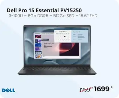 Dell Pro15 Pv1525 Cor3