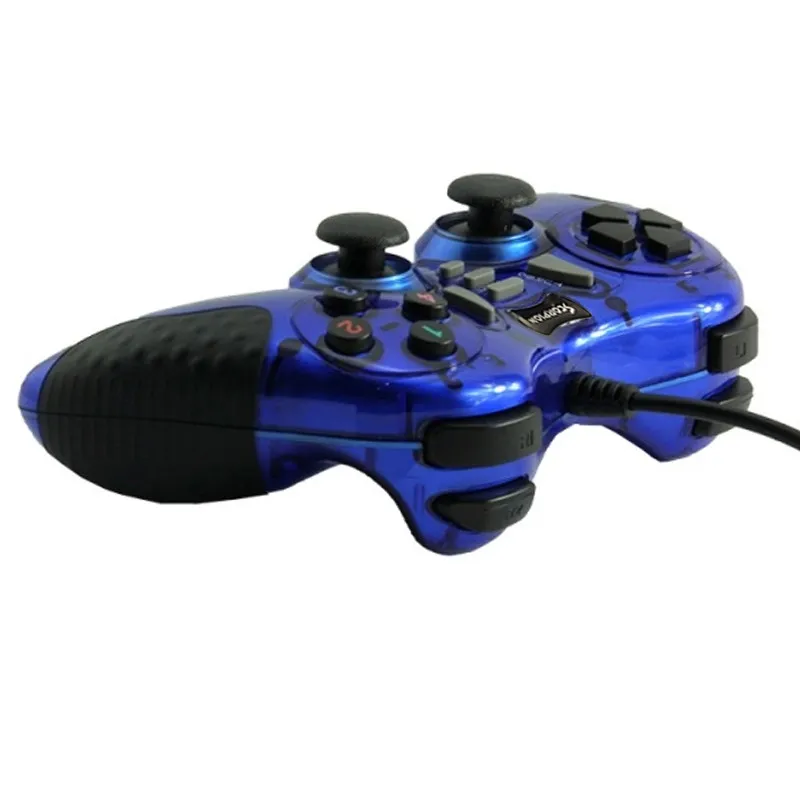 Manette Pc Filaire Scorpion Sj606 Bleu 3 Manette De Jeux Filaire Scorpion Sj606 1 Bleu (2)