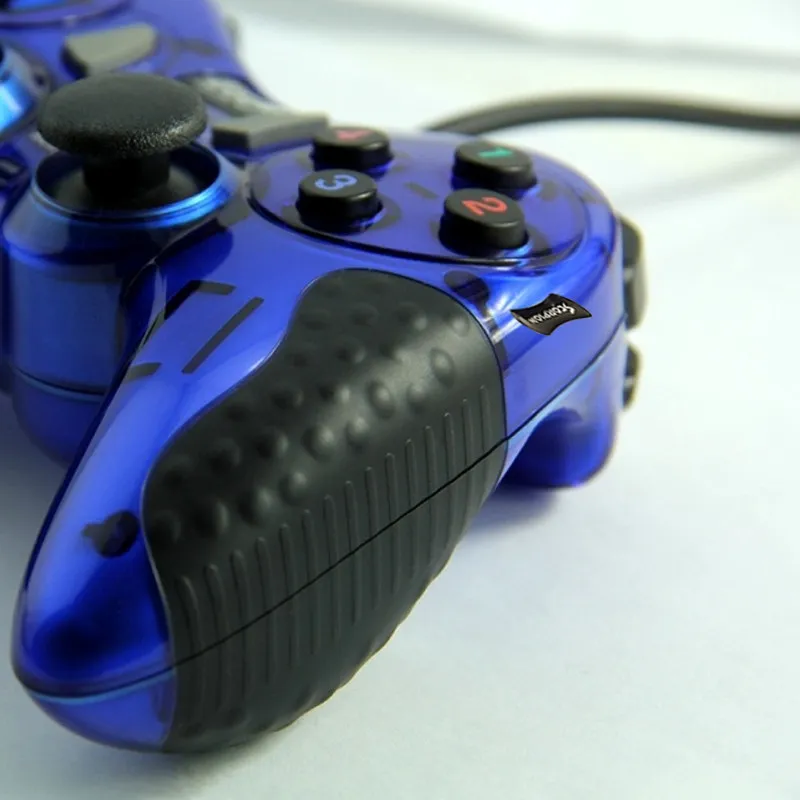 Manette Pc Filaire Scorpion Sj606 Bleu 4 Manette De Jeux Filaire Scorpion Sj606 1 Bleu (3)