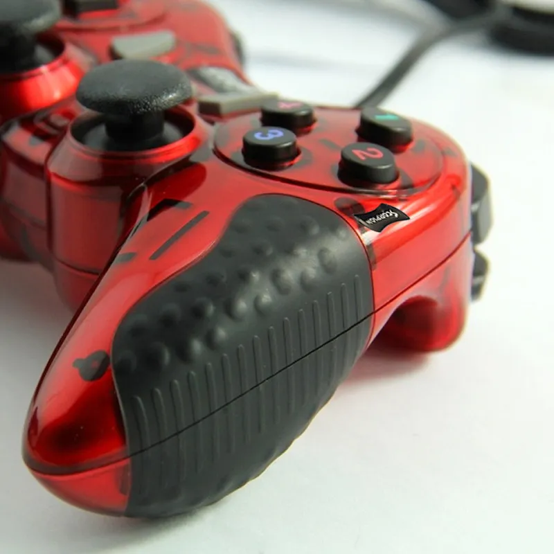 Manette Pc Filaire Scorpion Sj606 Rouge 3 Manette De Jeux Filaire Scorpion Sj606 1 Rouge (2)