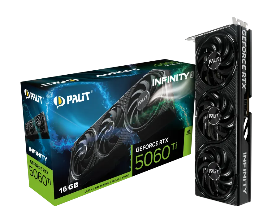 Carte Graphique 16 Go Palit Geforce Rtx 5060 Ti Infinity 3 Gddr7 1 Palit Geforce Rtx 5060 Ti 16 Gb Infinity 3
