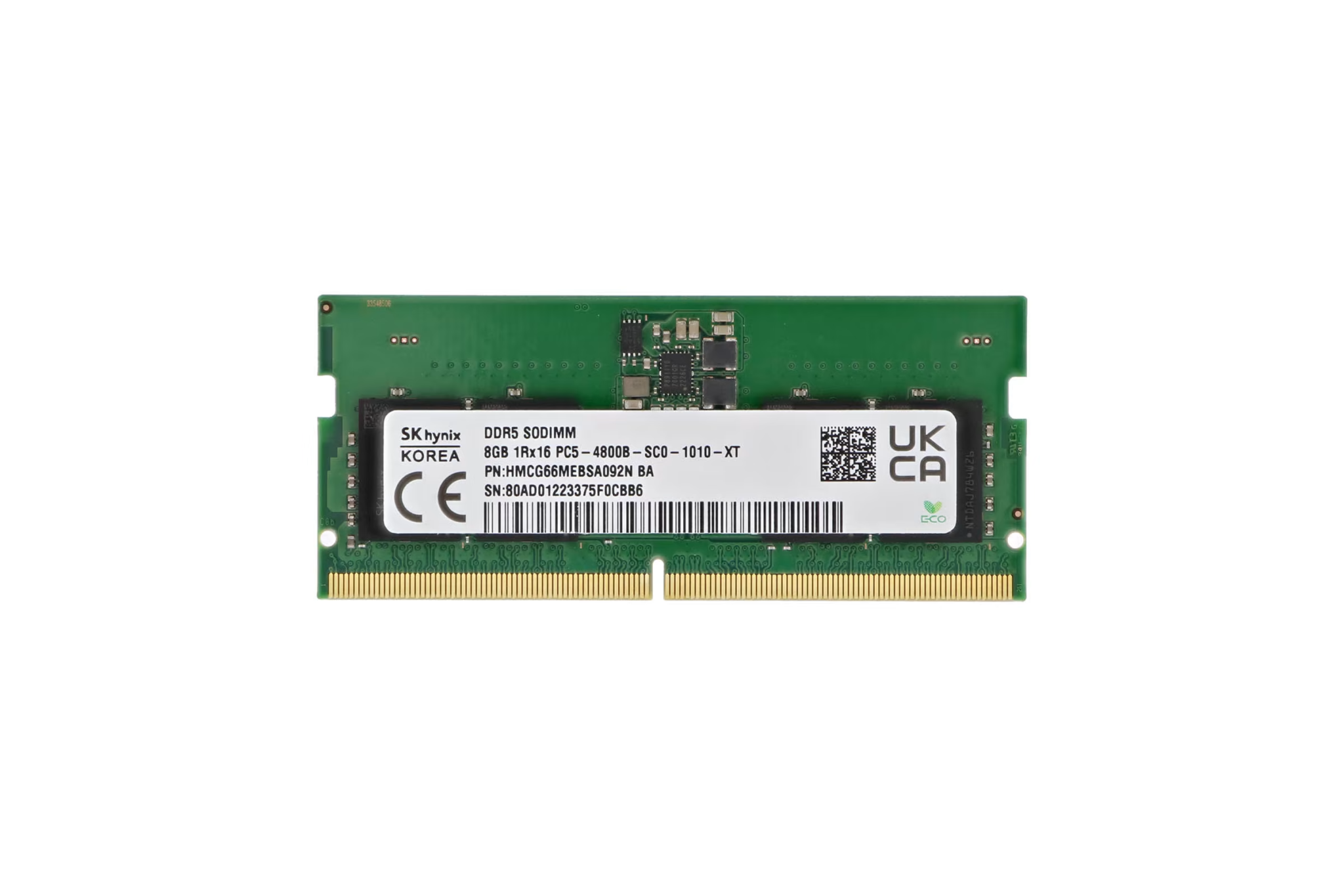 Mémoire Ram Skhynix Ddr5 8Go 4800 Mhz Sodimm 1 Mémoire Ram Skhynix Ddr5 8Go 4800 Mhz Sodimm