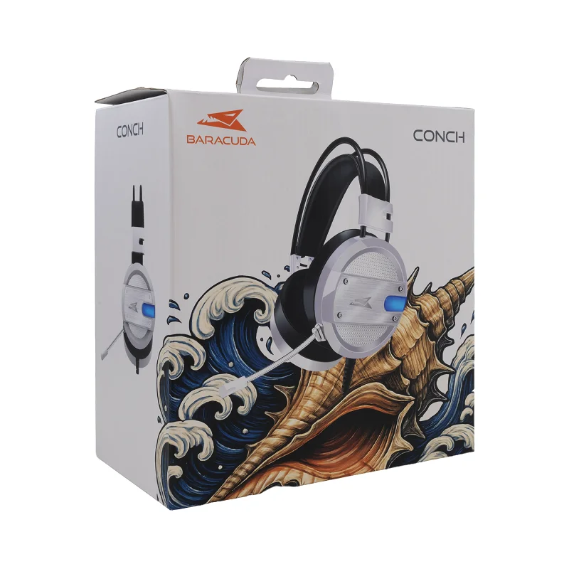 Casque Gamer Baracuda Bgh 031 Conch Blanc 4 Micro Casque Baracuda Bgh 031 Conch Blanc Bgh 031 6