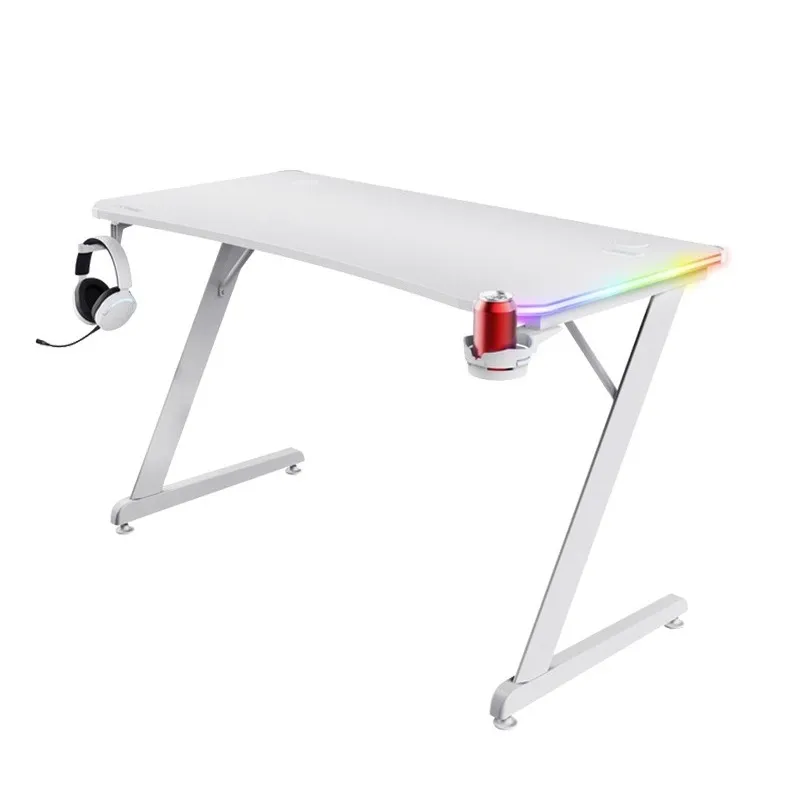 Bureau De Gaming Trust Gxt 709 Luminus Rgb 10 Modes Blanc 1 Trust Gxt 709 Luminus Rgb