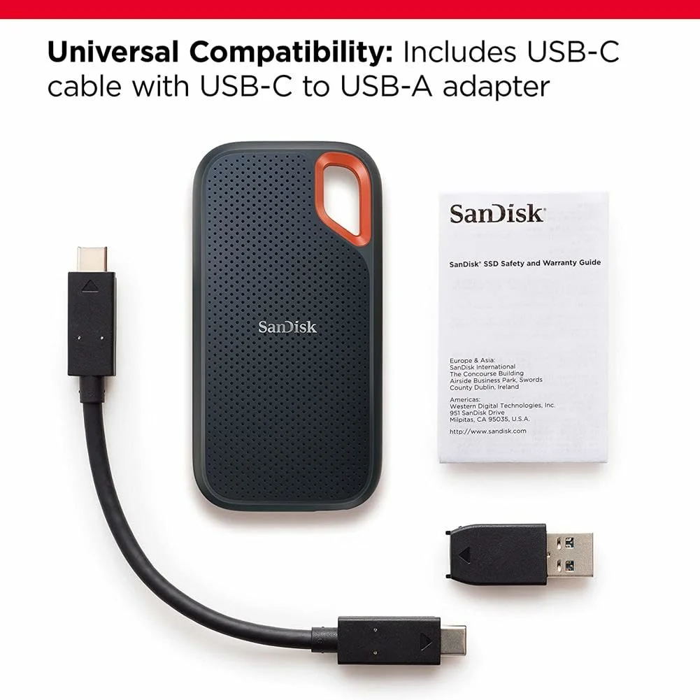 Disque Dur Ssd Externe Sandisk Extreme 2 To - Noir 3 61Itzqw9Ql