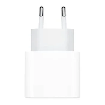 adaptateur de charge apple type c 20w compact blanc d