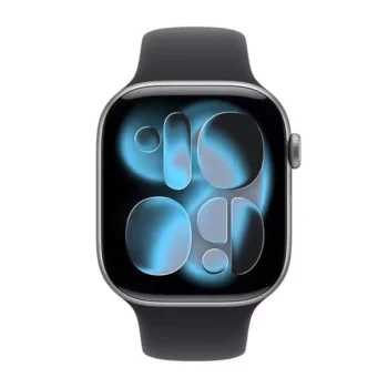 Apple Watch Series 11 46mm GPS avec Boitier Aluminium Gris et Bracelet Noir M/L